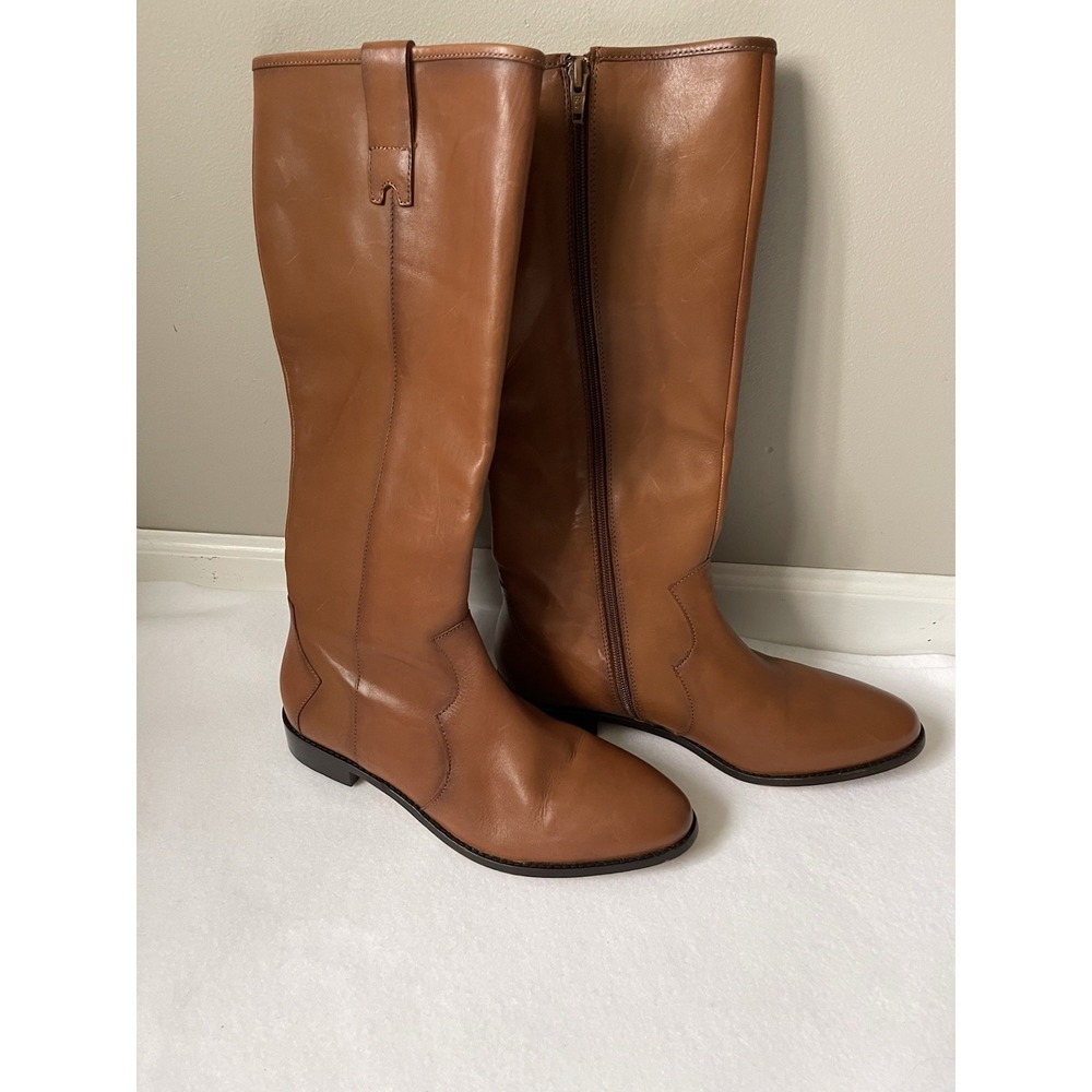 Women's Leather Brown‎ Boots, Size 9 New Without Box Never Worn By Anthony Veer